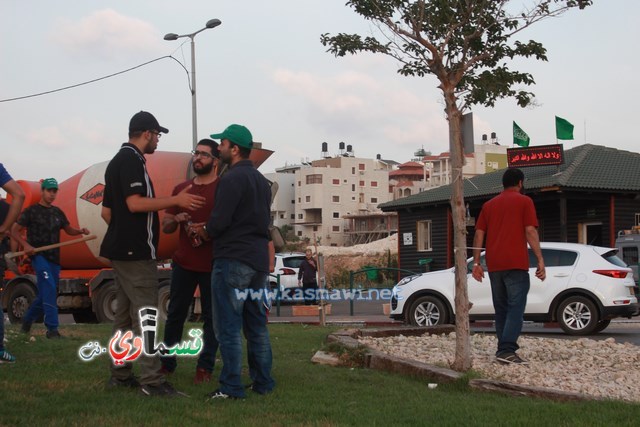  كفرقاسم - فيديو: الرئيس عادل بدير  الأيدي المتوضئة تُعمر وتحمي البلد واهله  و يشارك شباب الحرسة الاعمال التطوعية التنظيفية في مدخل البلدة